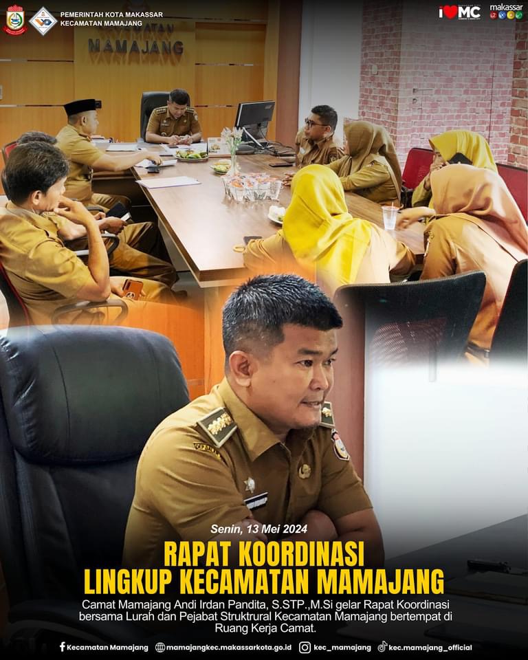 Gambar Rapat Koordinasi Lingkup Kecamatan Mamajang.